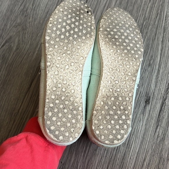 TOMS Alpargata Sage Heritage Canvas Mint Size 7 - Picture 6 of 7